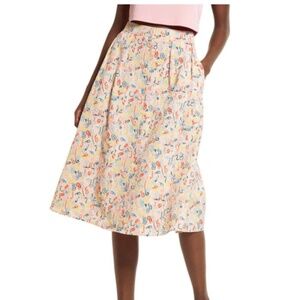 Cristina Martinez x Nordstrom A Line Pink Skirt Size 14